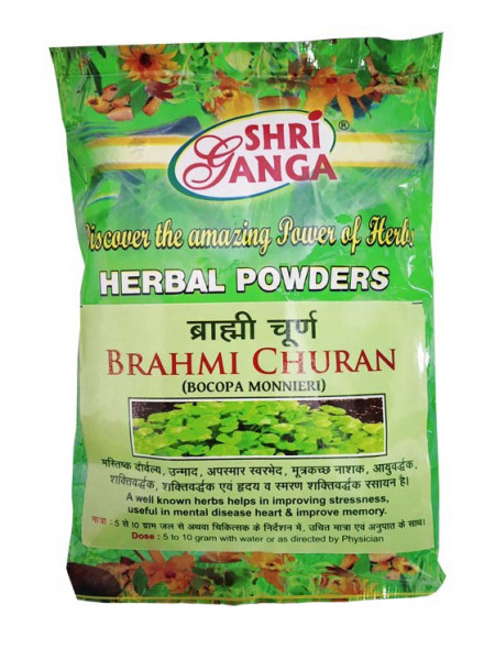 Брахми Чурна, 100 г, производитель Шри Ганга; Brahmi Churna, 100 g, Shri Ganga