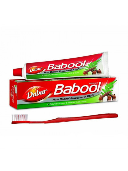 Зубная паста Бабул, 30 г, производитель Дабур; Toothpaste Babool, 30 g, Dabur