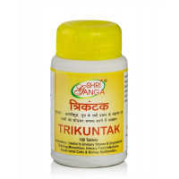 Трикунтак, здоровье почек, 100 таб, производитель Шри Ганга; Trikuntak, 100 tabs, Shri Ganga