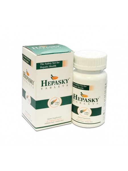 Хепаски: здоровая печень, 60 таб, производитель Индиски Херб, Hepasky, 60 tab, Indisky Herb