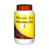 Харидракханда для лечения простуды, кашля, кожных проблем, 100 г, Патанджали; Haridrakhand, 100 g, Patanjali