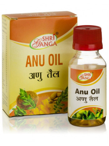 Масло для носа Ану Оил, 50 мл, производитель Шри Ганга; Anu Oil, 50 ml, Shri Ganga