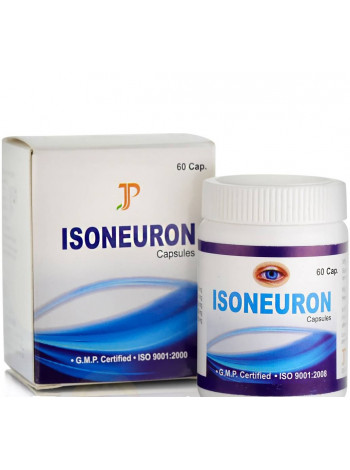 Таблетки для зрения Айсонеурон, 60 кап, Джагат Фарма; Isoneuron, 60 caps, Jagat Pharma