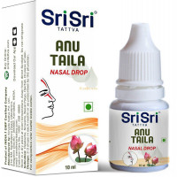 Капли для носа и ушей Ану Тайла, 10 мл, производитель Шри Шри Таттва; Any Taila nasal drop, 10 ml, Sri Sri Tattva