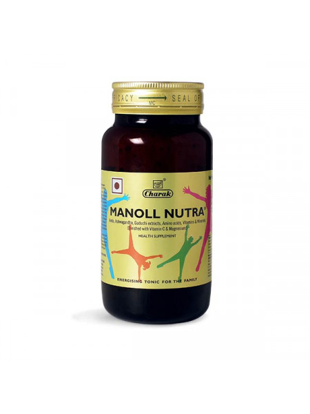 Аюрведический сироп Манол Нутра, 400 г, производитель Чарак; Manoll Nutra Energising Toniс for the Family, 400 g, Charak