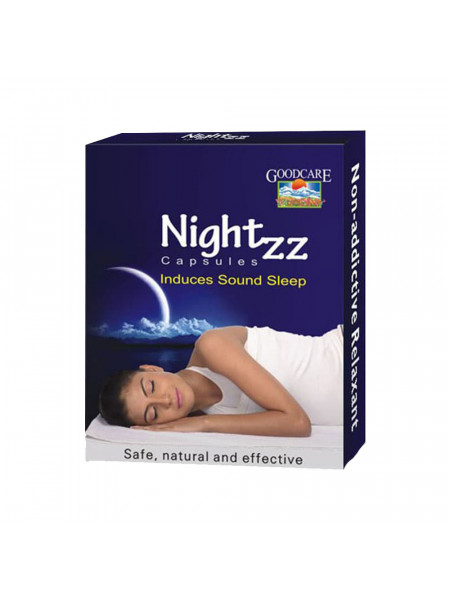 Натуральное снотворное Найтз, 10 кап, производитель Байдьянатх; Nightzz Induces Sound Sleep, 10 caps, Baidyanath