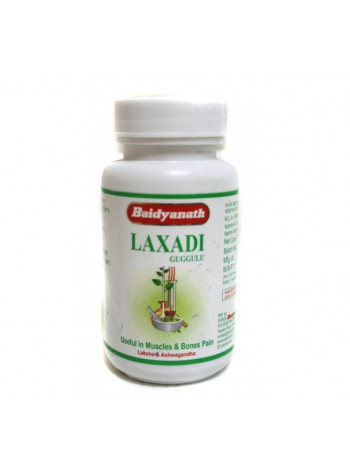 Лакшади Гуггул, лечение суставов и костей, 80 таб, производитель Байдьянатх; Laxadi Guggul, 80 tabs, Baidyanath