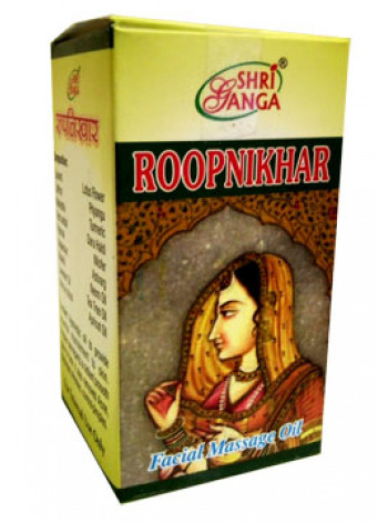 Масло массажное для лица Рупникхар, 15 мл, производитель Шри Ганга; Roopnikhar Facial Massage Oil, 15 ml, Shri Ganga