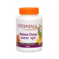 Шатавари Чурна для лечения женского здоровья, 100 г, Патанджали; Shatavar Churna, 100 g, Patanjali