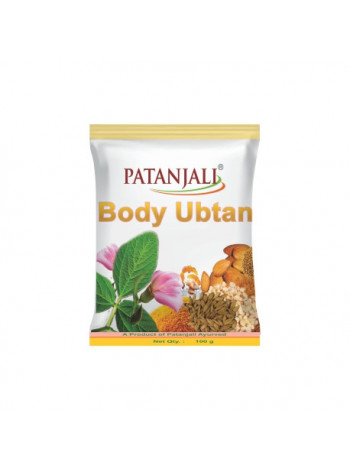 Травяной скраб для тела Убтан, 100 г, Патанджали; Body Ubtan Herbal Skin Fairness Bathing Powder, 100 g, Patanjali