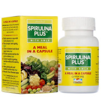 Спирулина плюс: источник витаминов, 60 кап., производитель "Гуд Кейр" (Байдьянатх), Spirulina plus, 60 caps., Goodcare (Baidyanath)