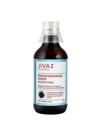 Махадракшади сироп, оздоровительный тоник,  200 мл, Джива Аюрведа; Mahadrakshadi syrup, 200 ml, Jiva Ayurveda